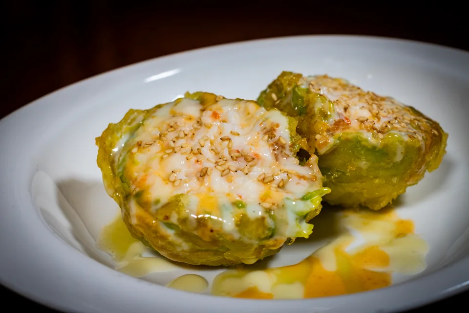 Midori Bomb, one of the select appetizers on Midori Sushi’s happy hour menu