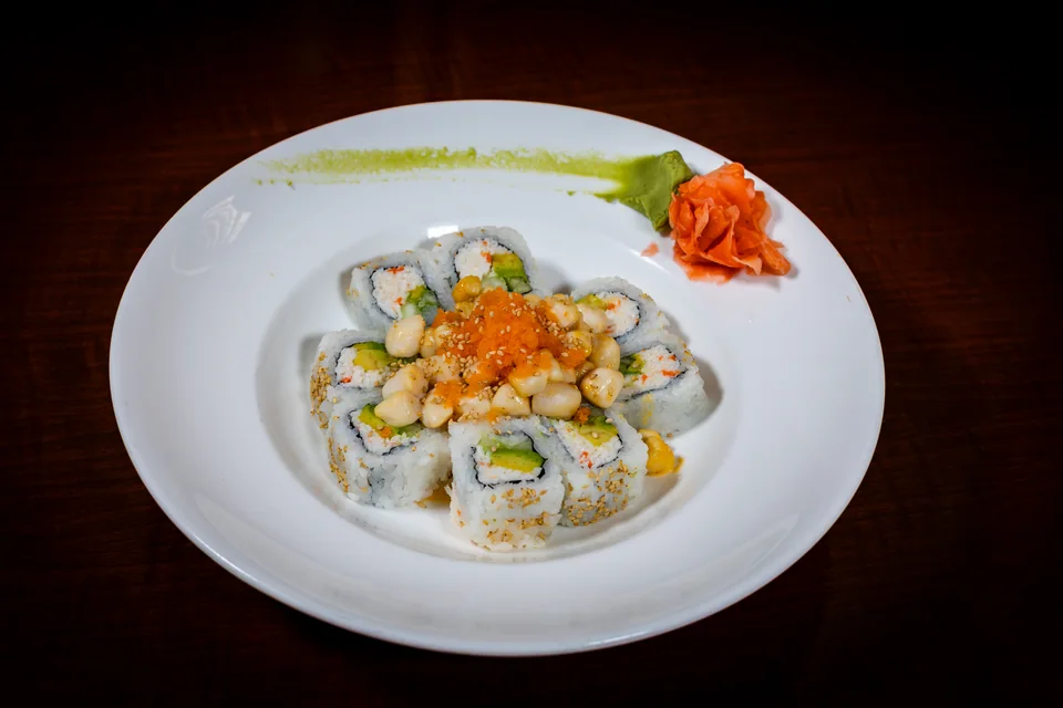 Volcano Roll at Midori Sushi